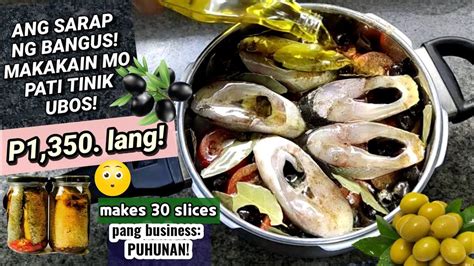 Pati tinik ng bangus ubos! sa Spanish style bangus sardines.